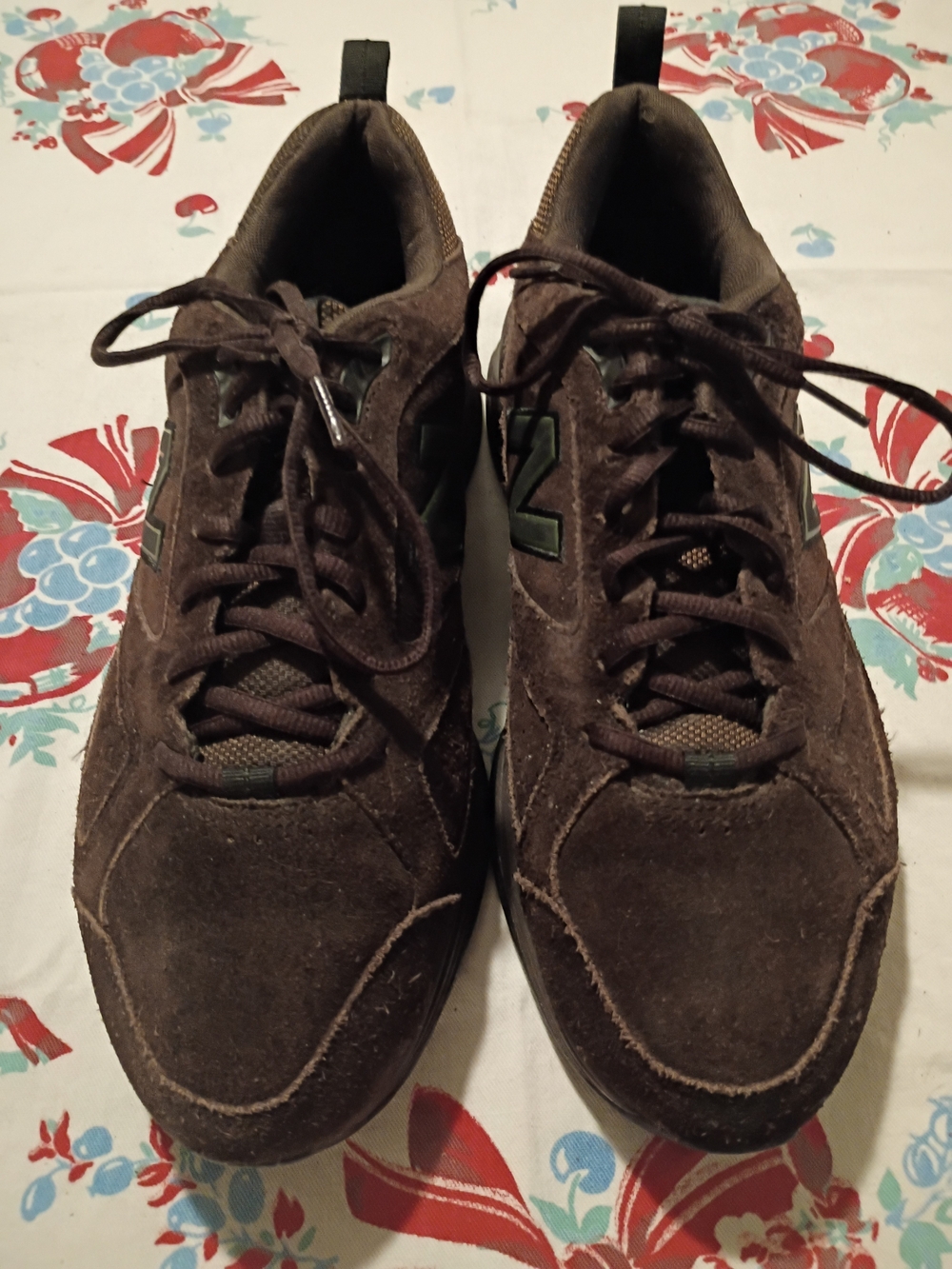 New Balance Brown Suede Leather Shoes Sz 10.5    4E Extra Wide